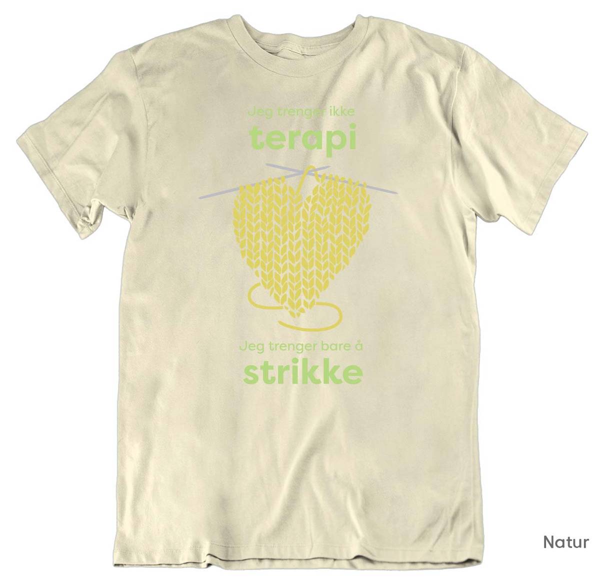 Terapi strikke T-skjorte UNISEX