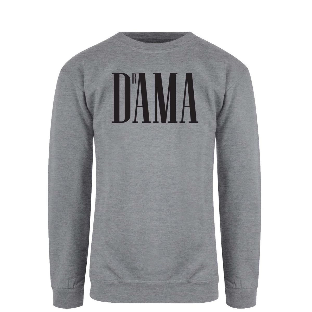 DrAMA Genser SVART Trykk